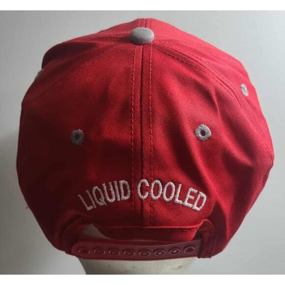 Vintage RARE Polaris Hat Cap Snapback Red 4X4 400 Fourwheeler 90s Made CAN Race! - Picture 6 of 7